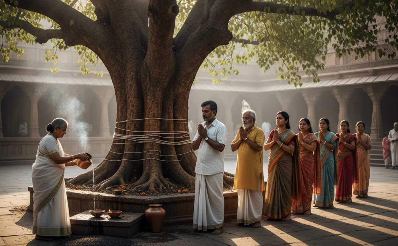 peepal tree worship