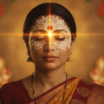 Bindi of hindu woman